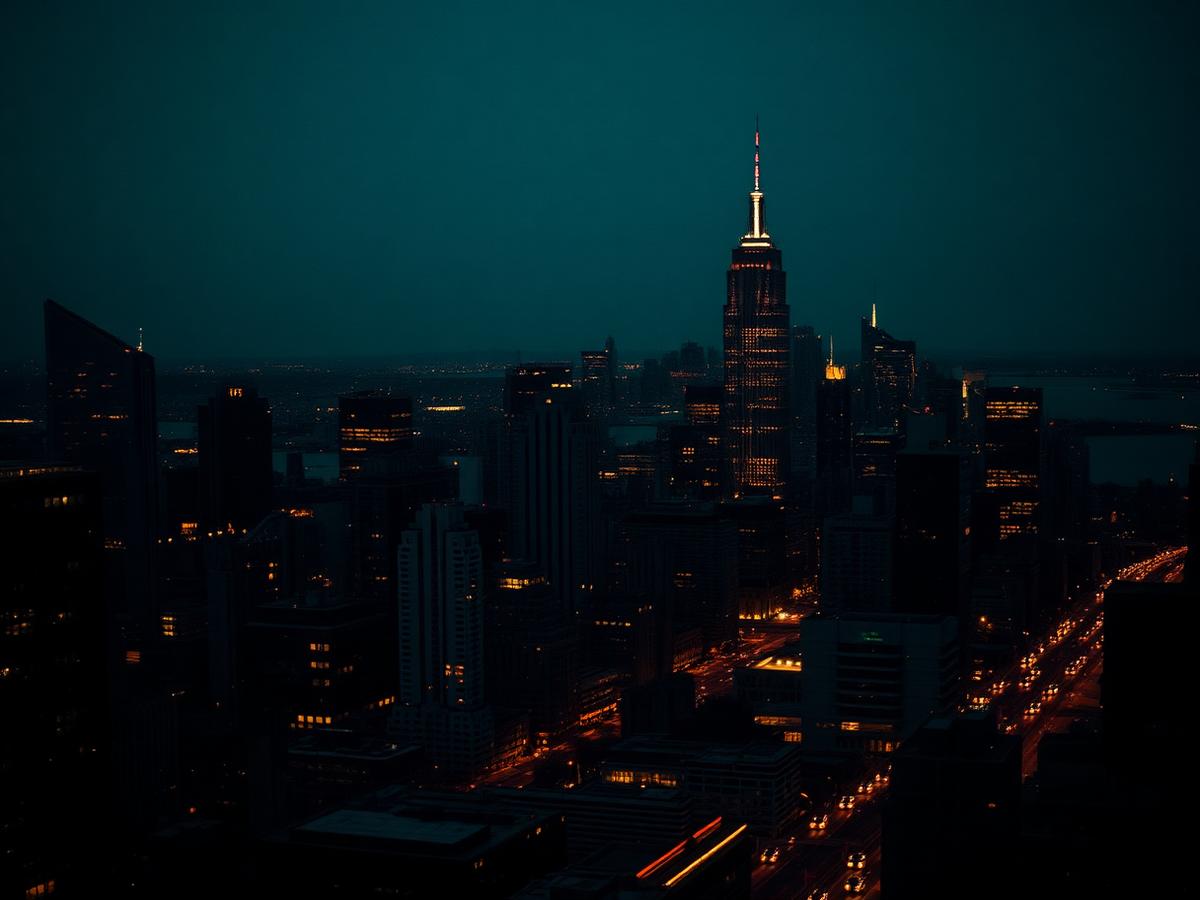New York City at night