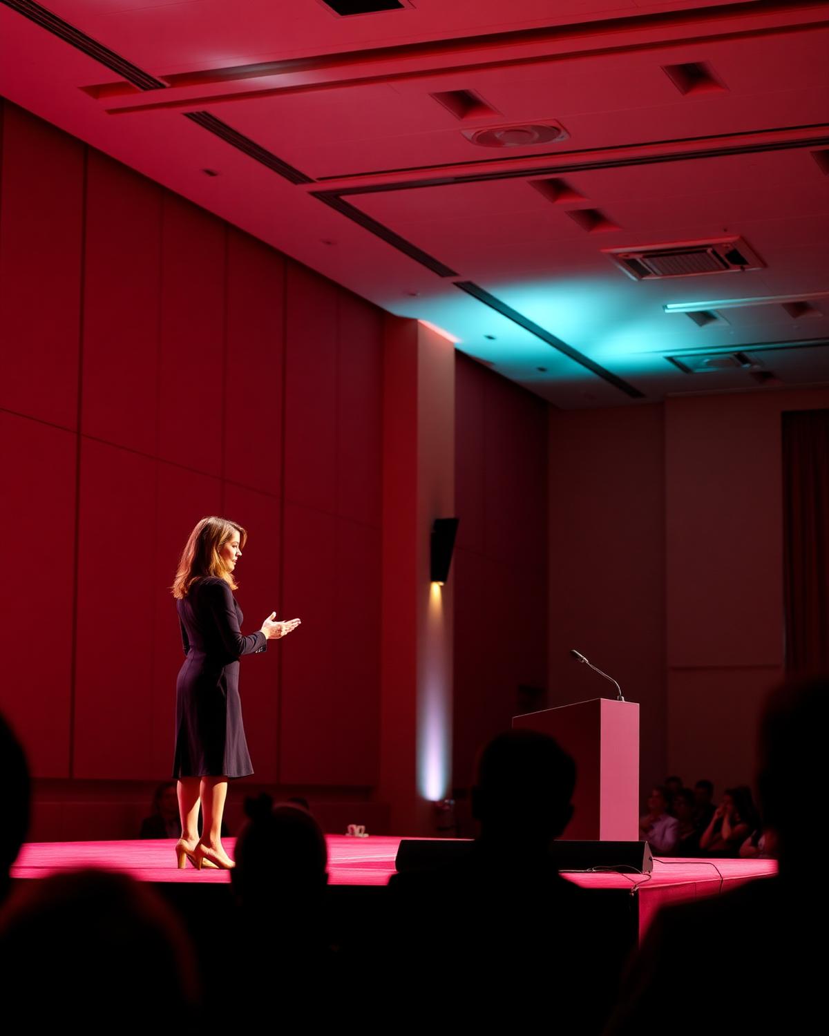 Keynote on stage